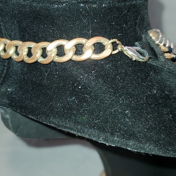 Gold Beaded Chain Necklace‎ - Picture 2 of 3